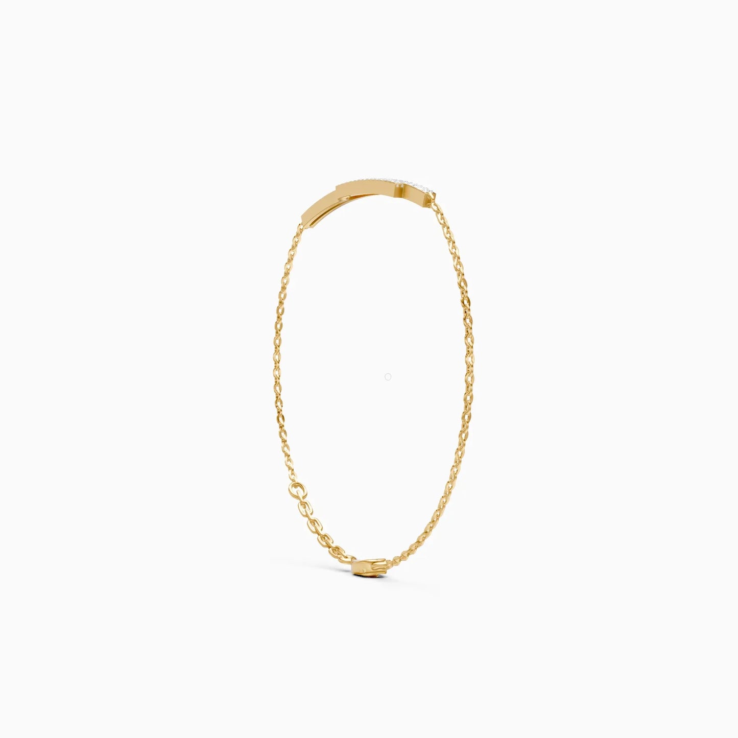 Two Line Chain lab Grown Diamond Bracelet