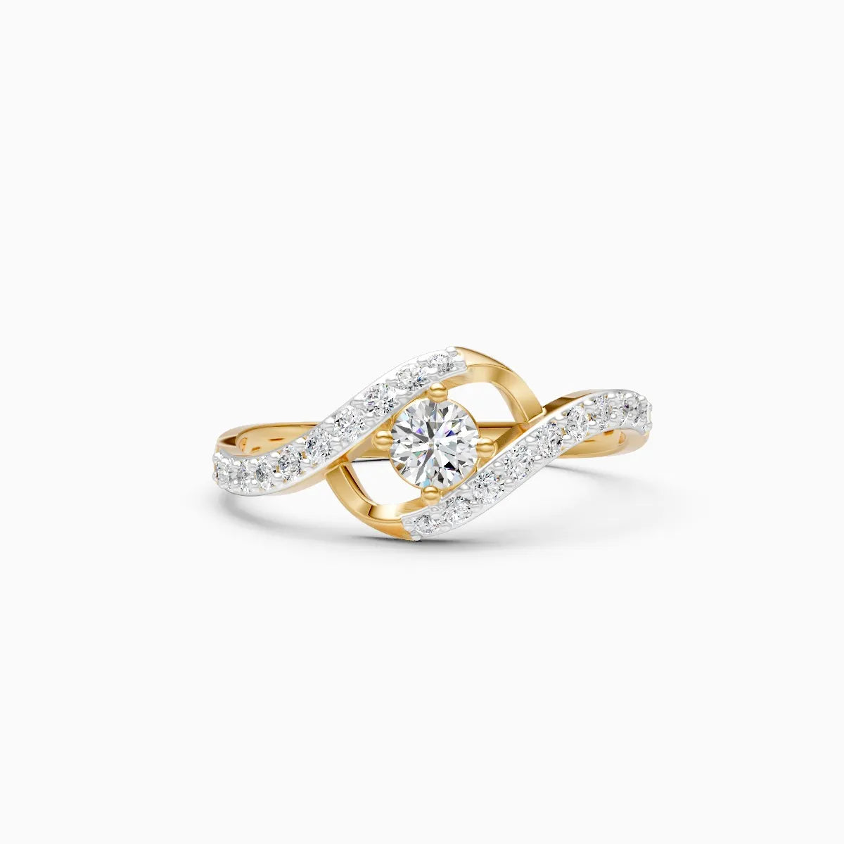 Dreamline Twirl Diamond Ring
