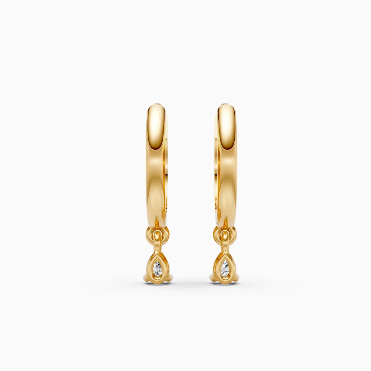 Eternal Glow Lab Diamond Drop Earrings