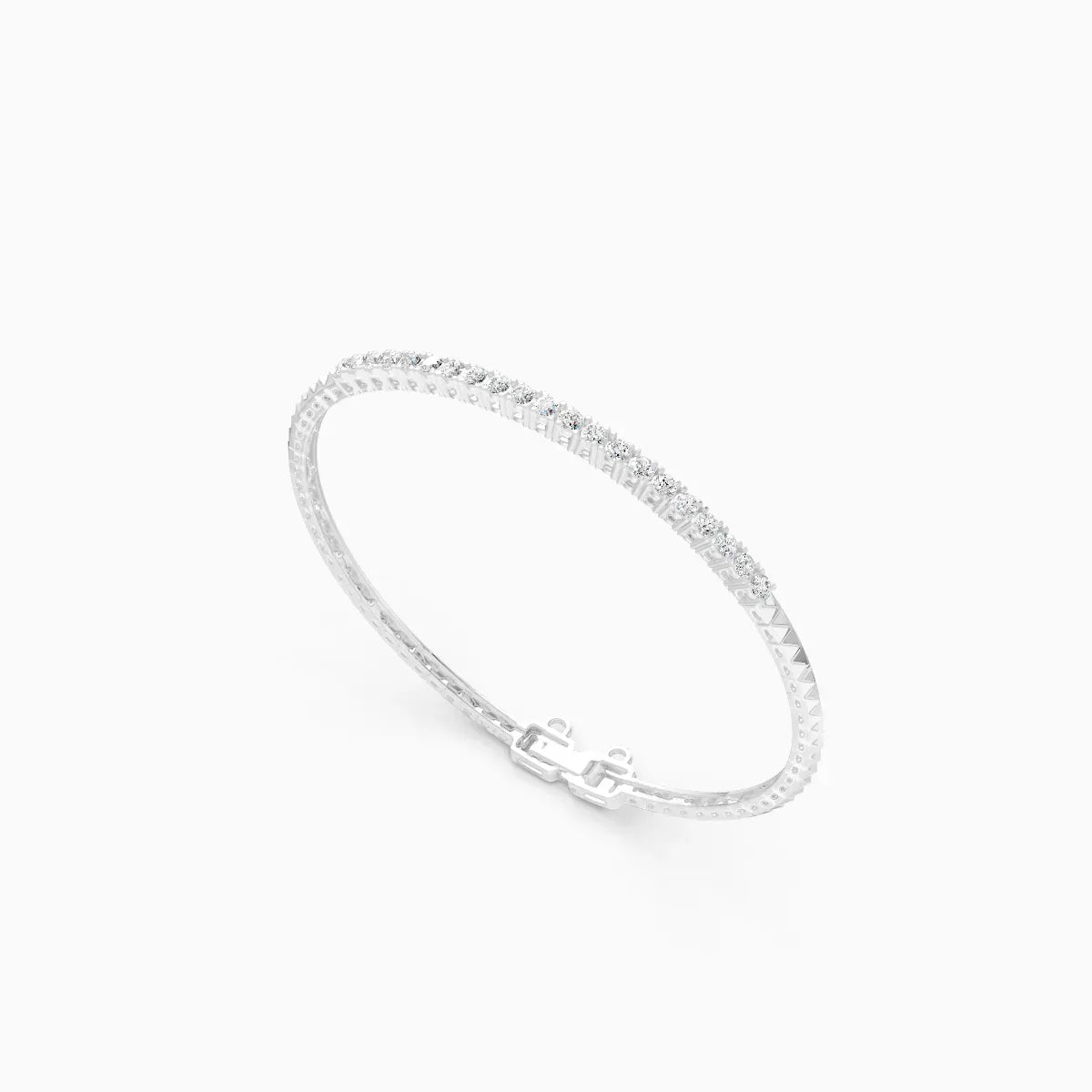 Tennis Lab Grown Diamond Gold Bracelet