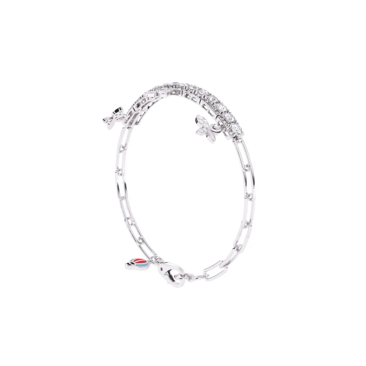 Half Eternity Diamond Bracelet