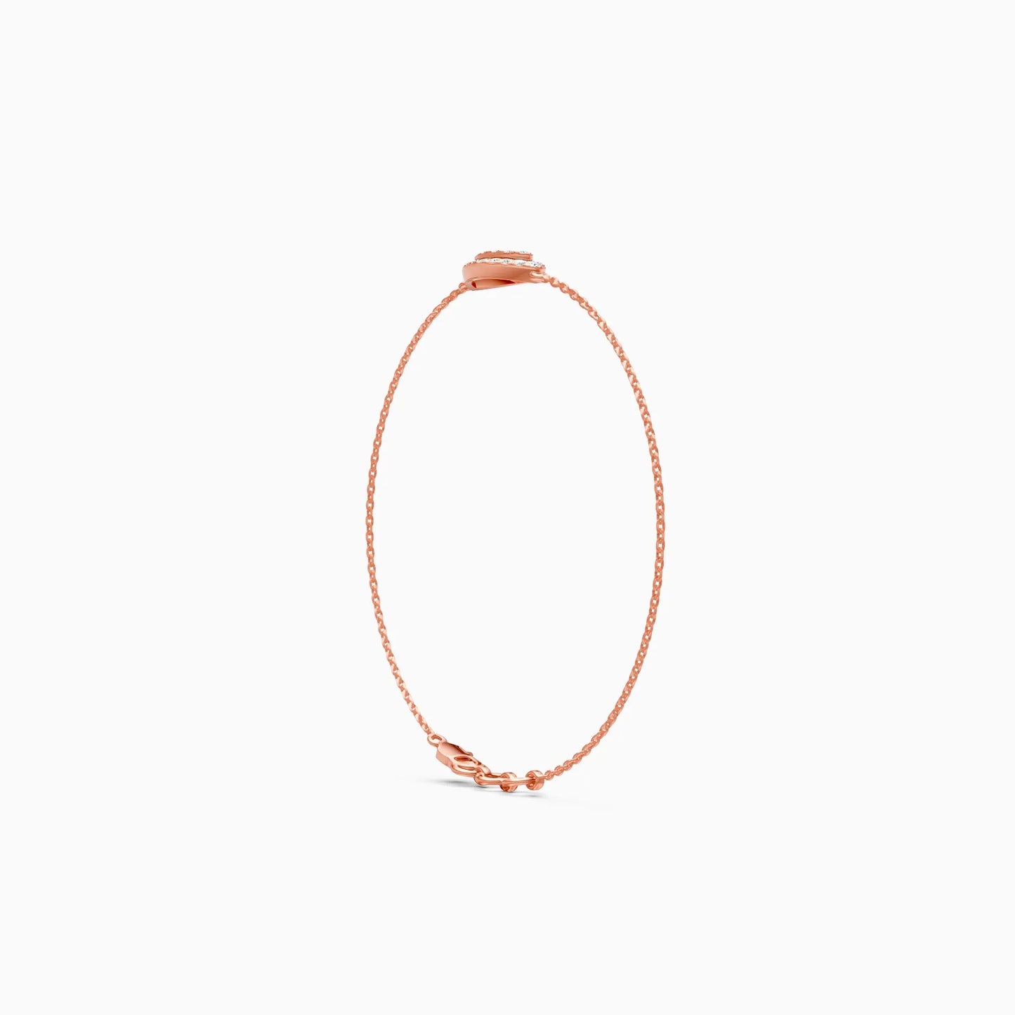 Stylish Luxe-Shaped Diamond Bracelet