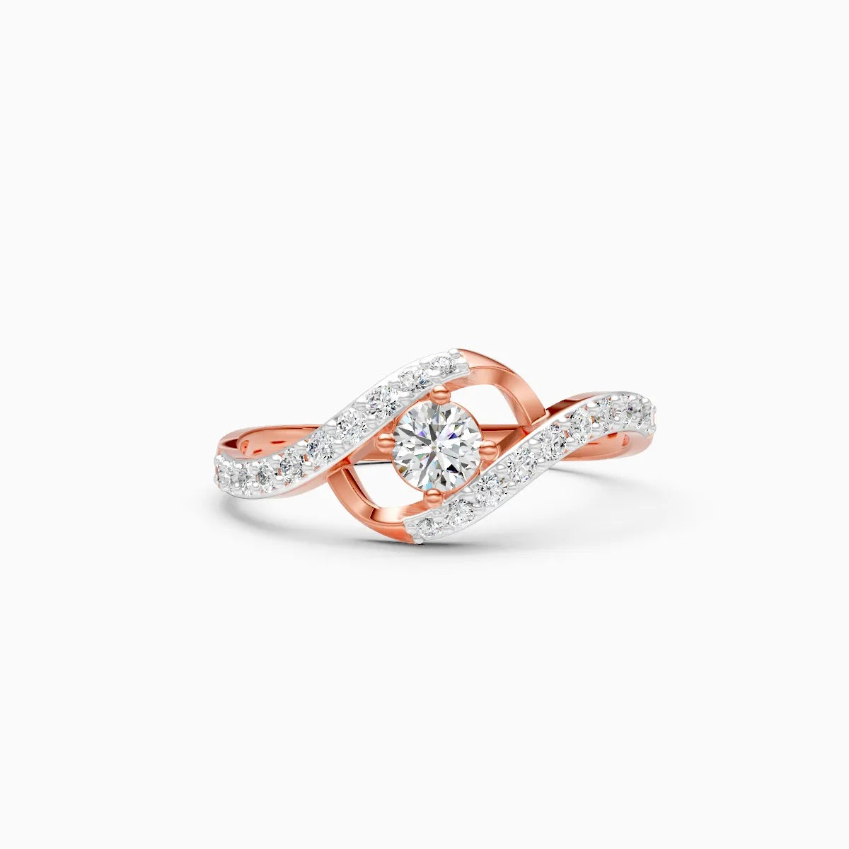 Dreamline Twirl Diamond Ring