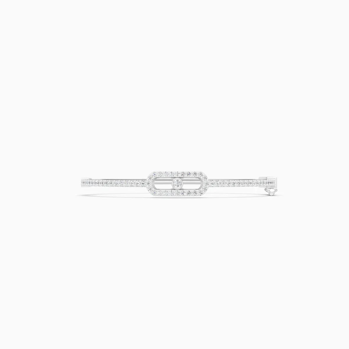 Sleek And Stylish Kada Style Diamond Bracelet