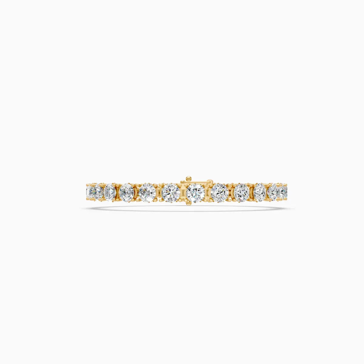Round Solitaire Diamond Tennis Bracelet