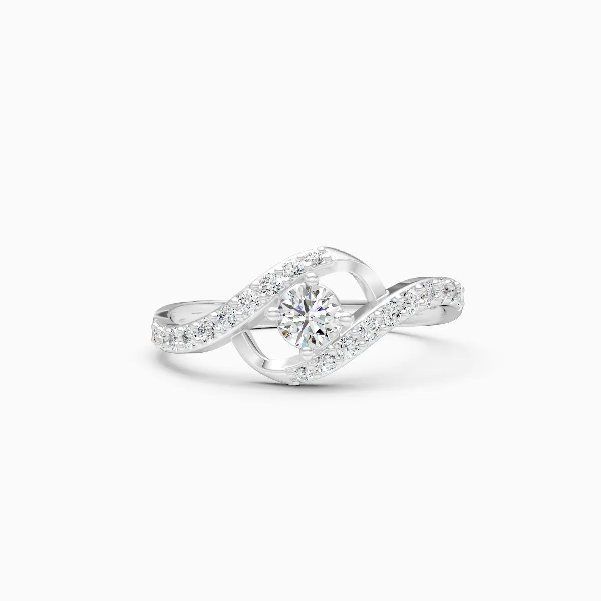 Dreamline Twirl Diamond Ring
