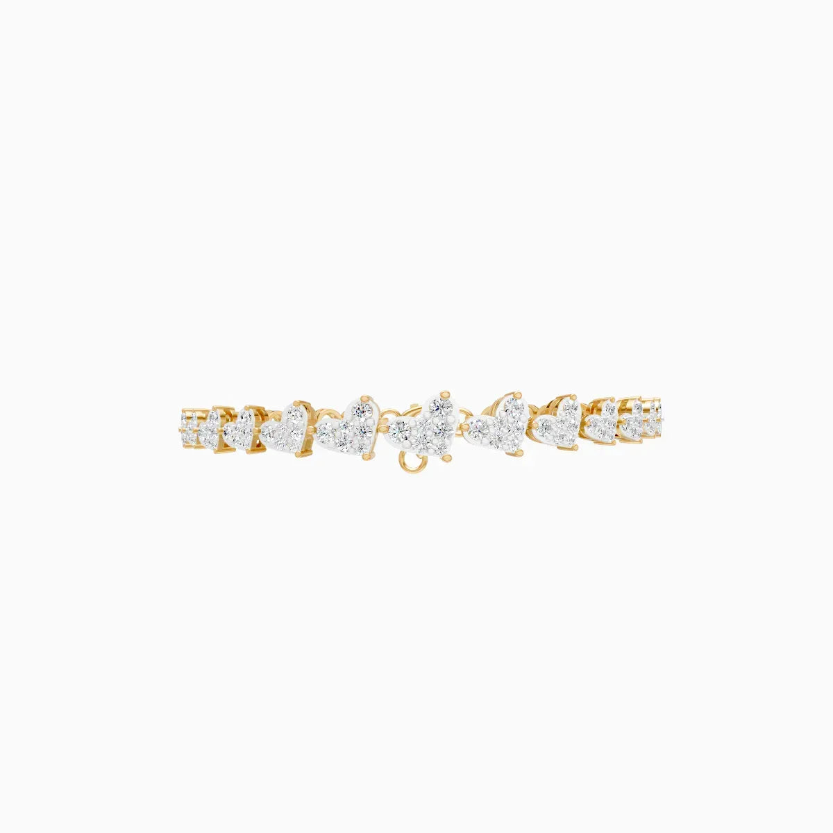 Whispers of Love Heart Diamond Bracelet
