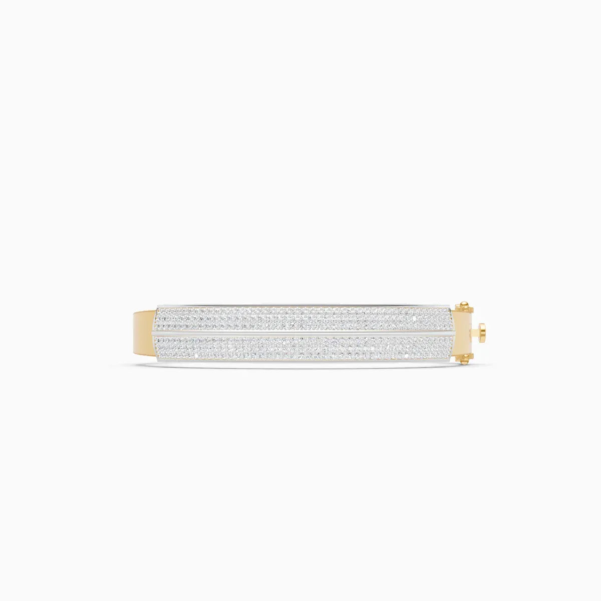 Modern Design Lab Grown Diamond Mens Bracelet