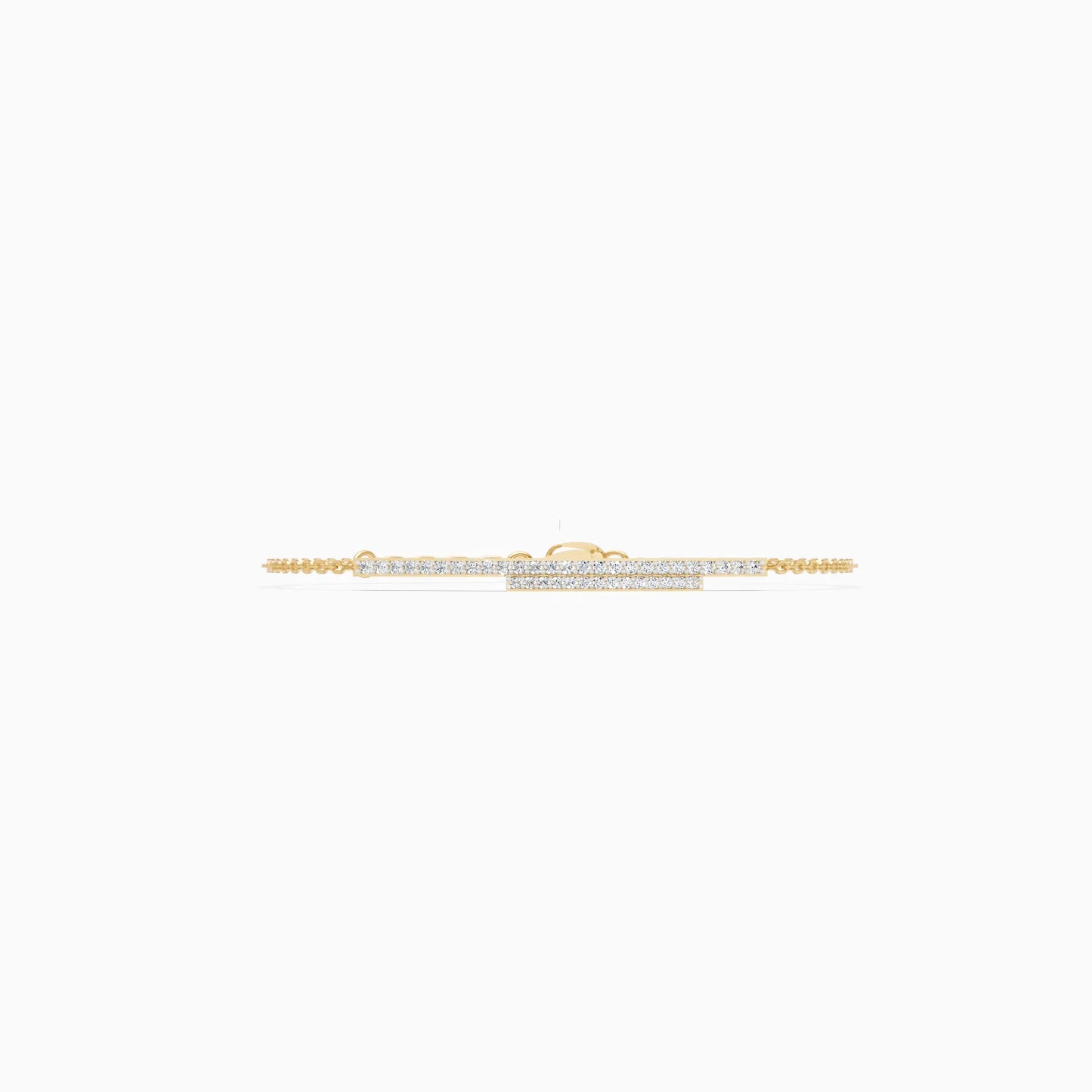 Two Line Chain lab Grown Diamond Bracelet