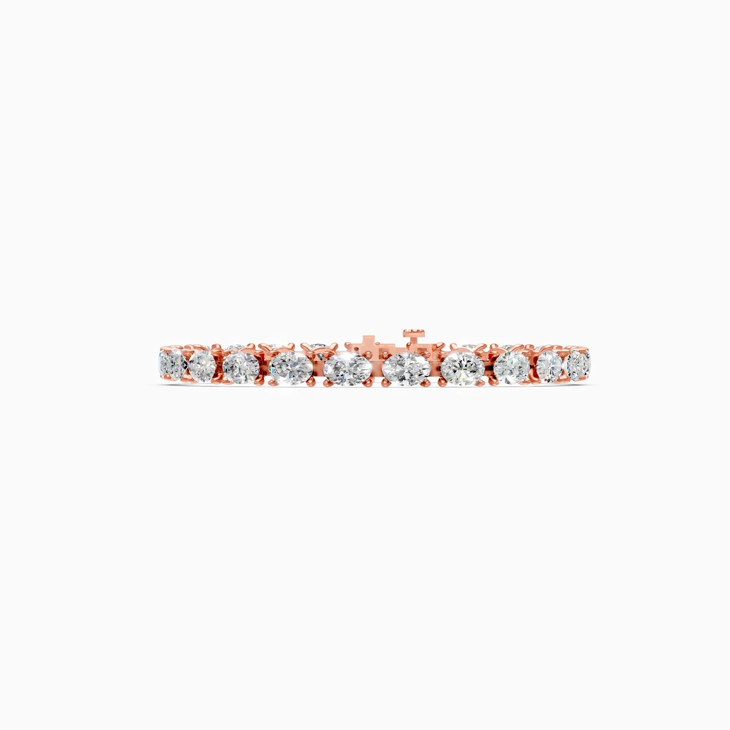 Infinity Shine Oval Diamond Bracelet