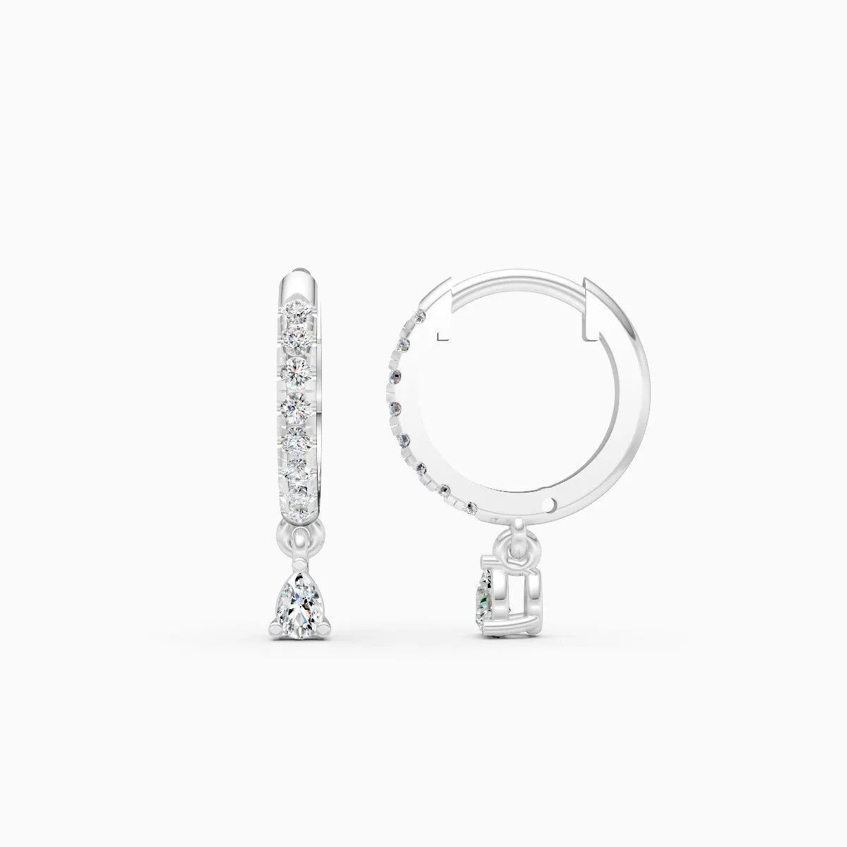 Eternal Glow Lab Diamond Drop Earrings