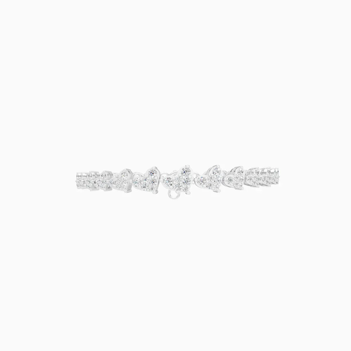 Whispers of Love Heart Diamond Bracelet