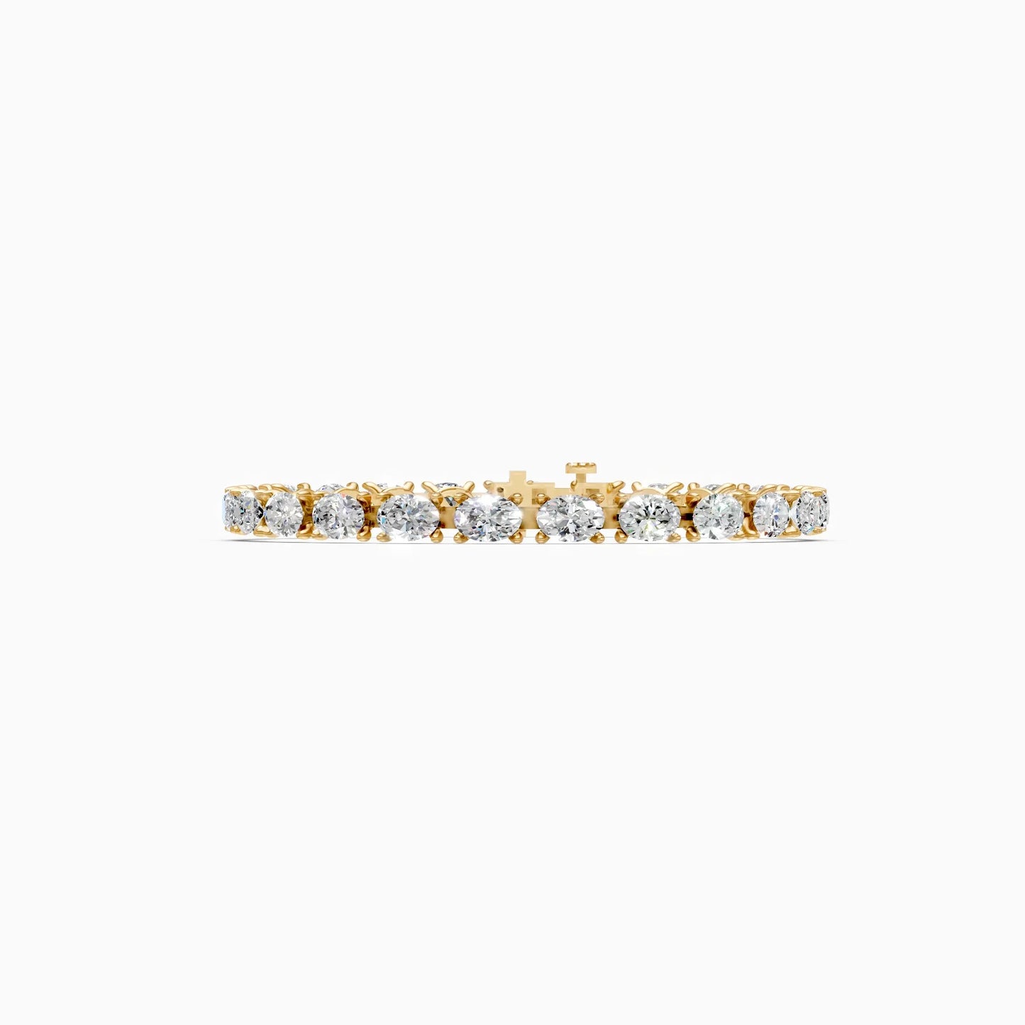 Infinity Shine Oval Diamond Bracelet