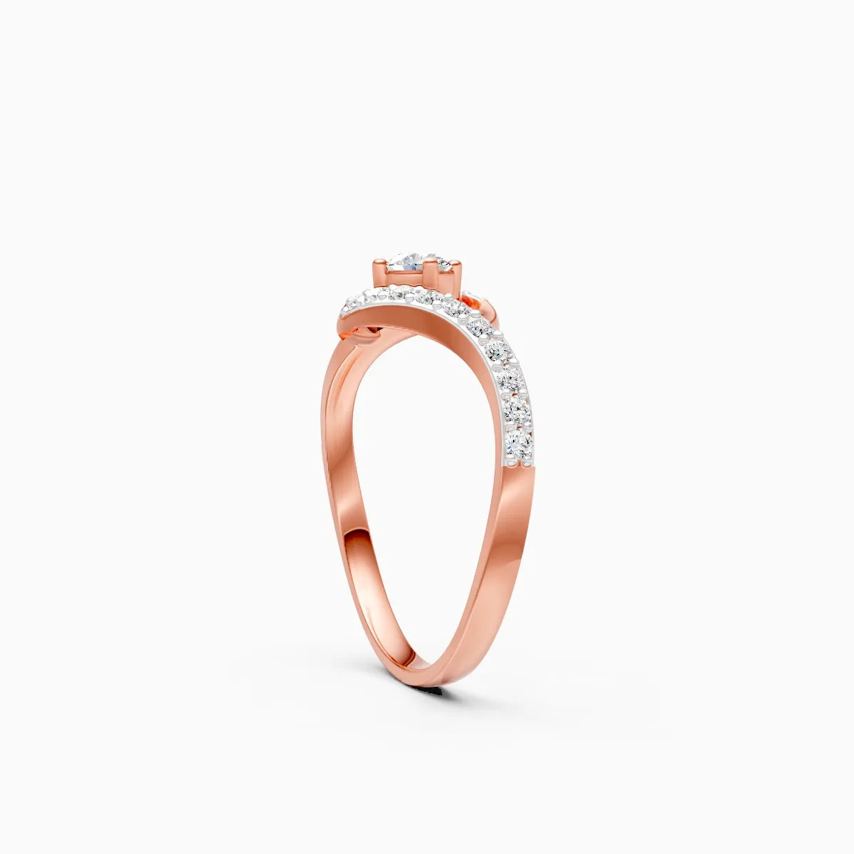 Dreamline Twirl Diamond Ring