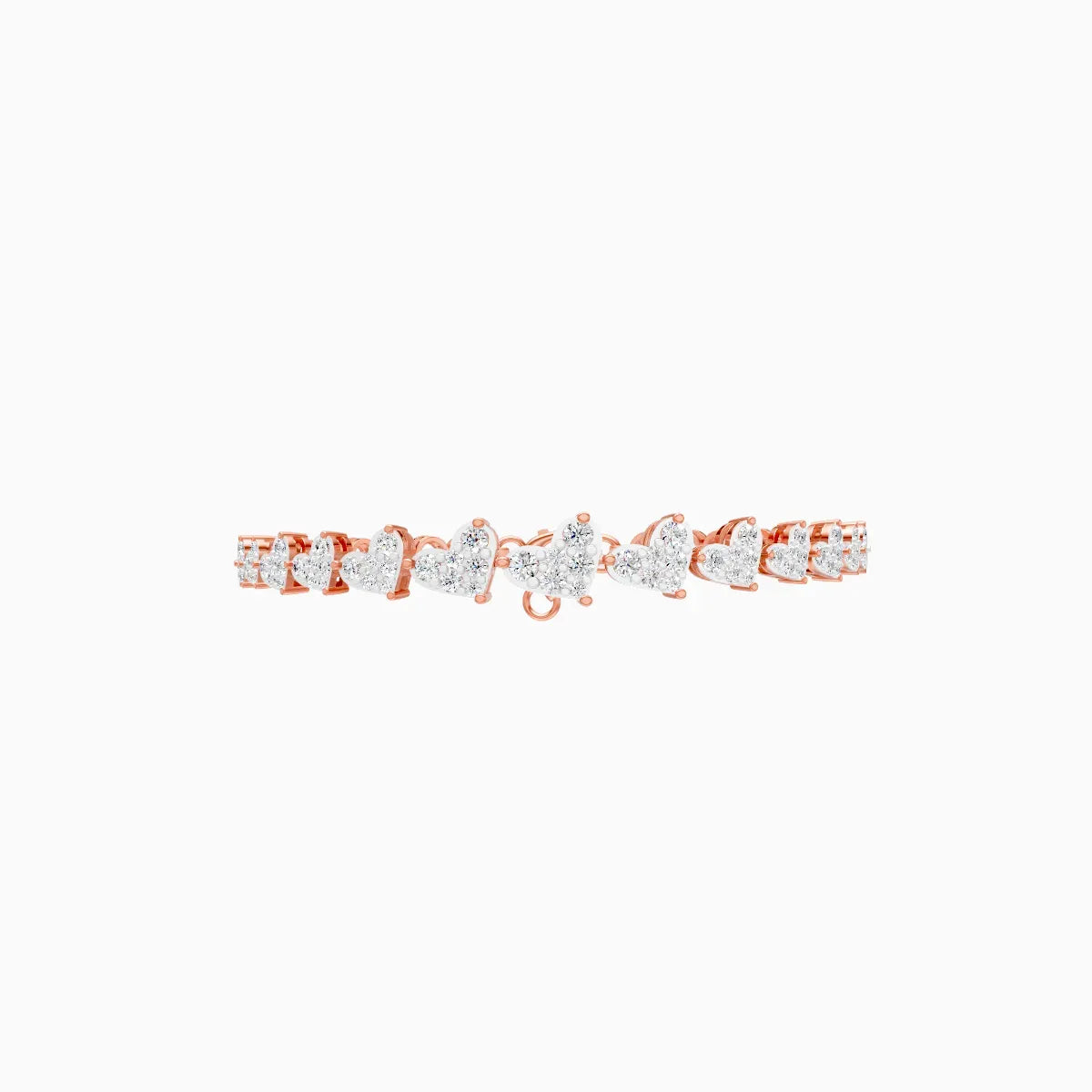 Whispers of Love Heart Diamond Bracelet