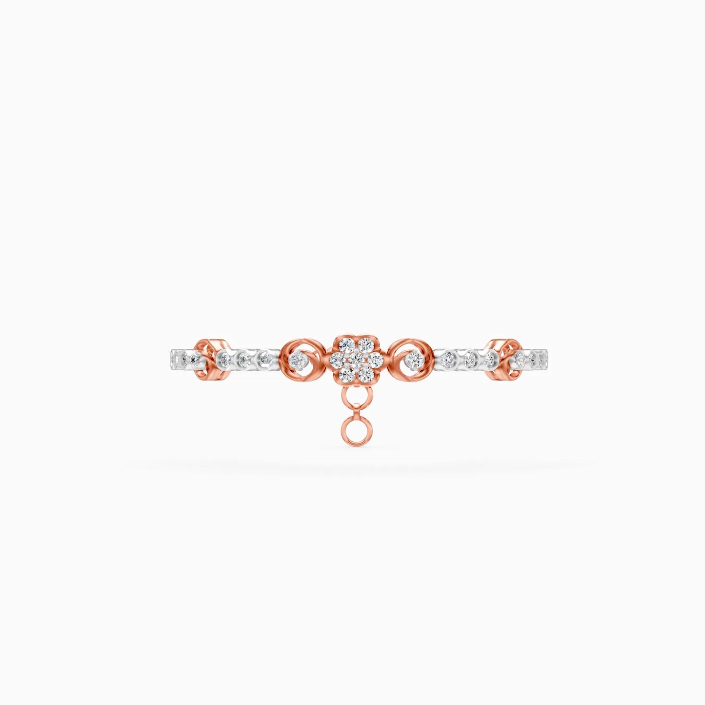 Cluster Flower Lab Grown Diamond Bracelet