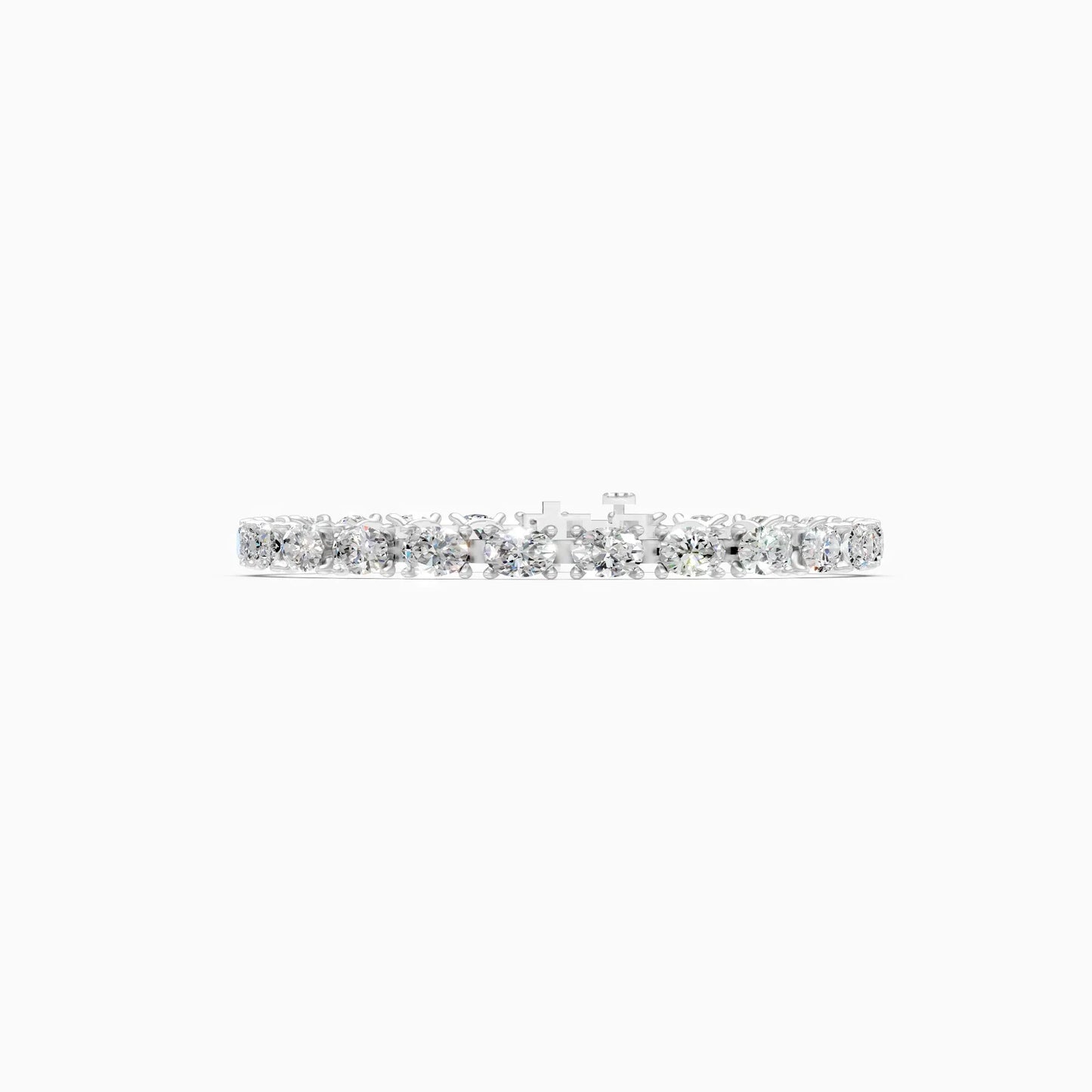 Infinity Shine Oval Diamond Bracelet