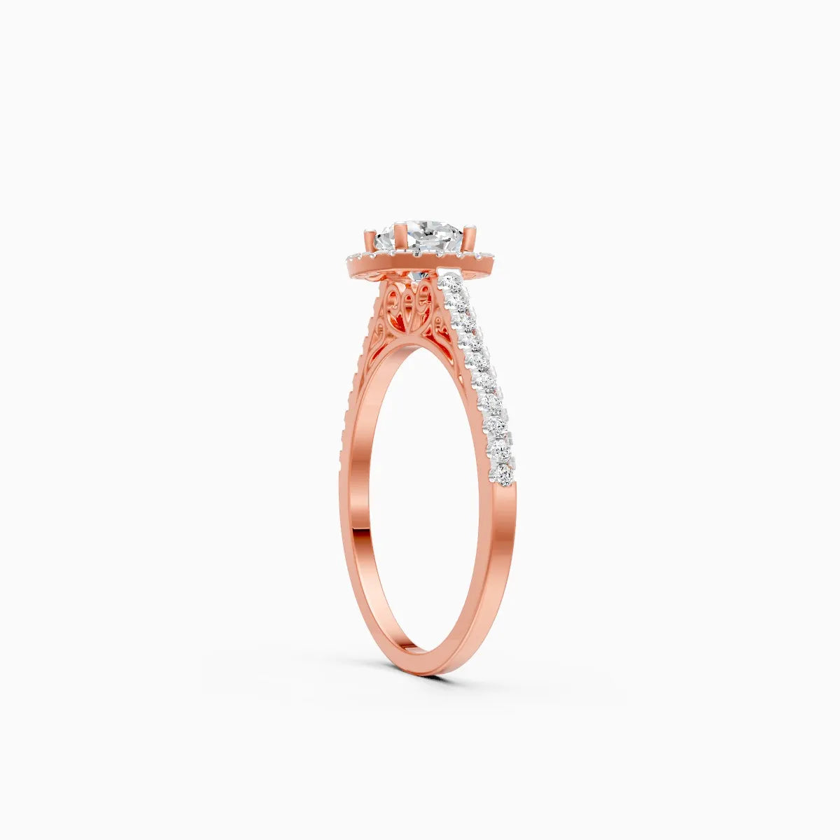 Square Centerpiece With Mini Diamond Band