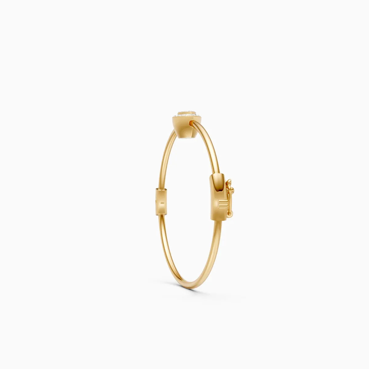 Stylish Signature-Shaped Diamond Bracelet