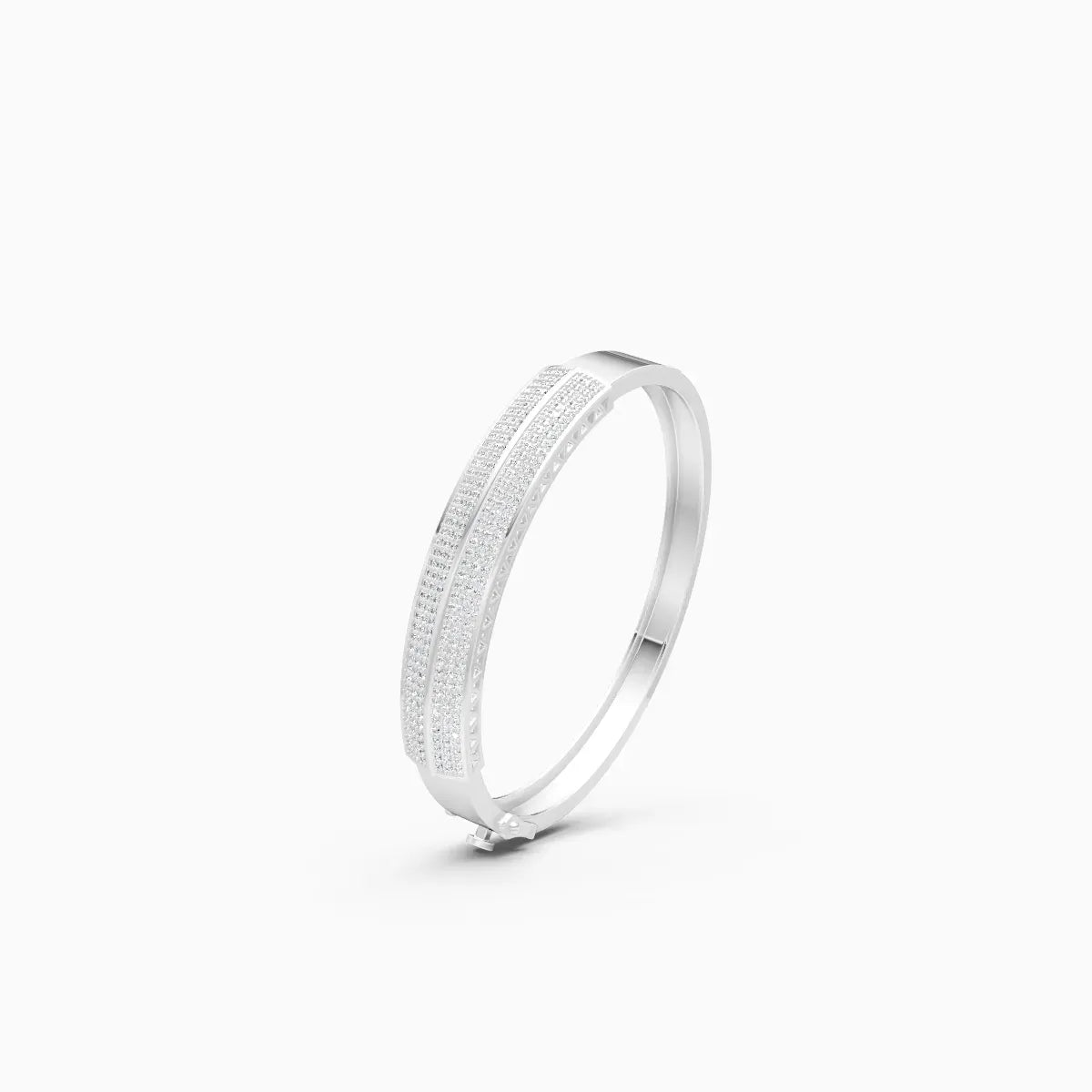 Modern Design Lab Grown Diamond Mens Bracelet