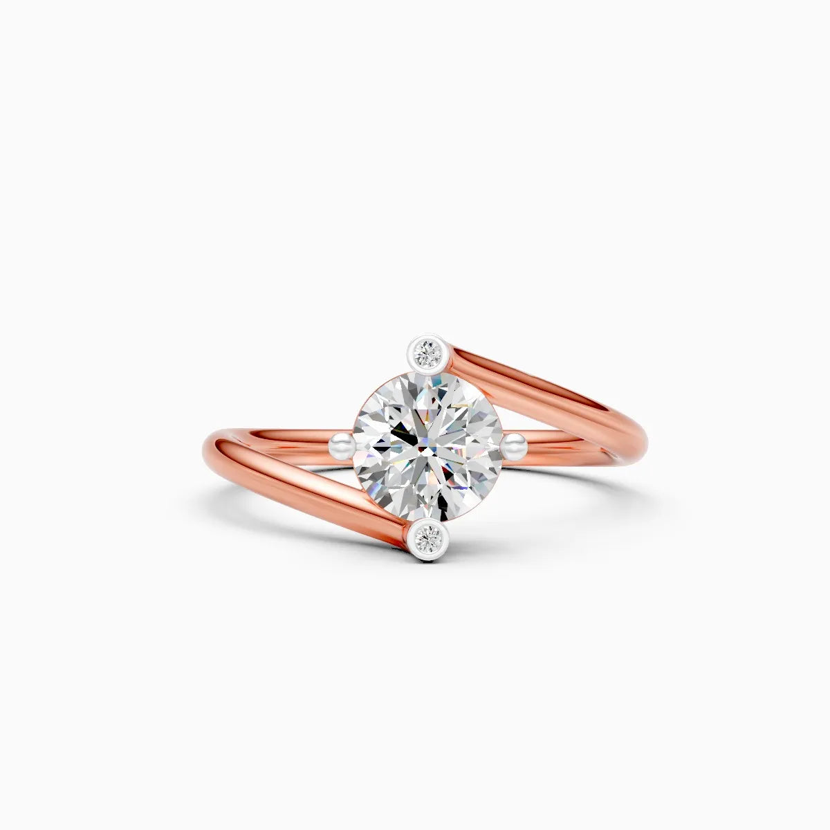 Classic Design Slim Band Solitaire Ring