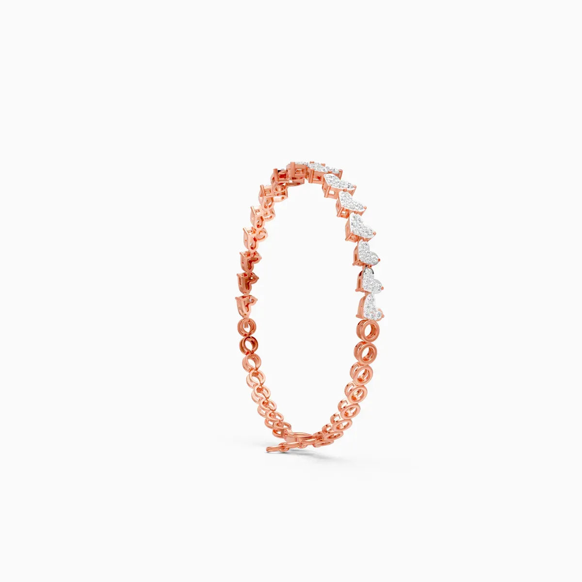 Whispers of Love Heart Diamond Bracelet