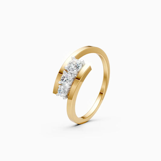 Crossover Glow Lab Grown Diamond Ring