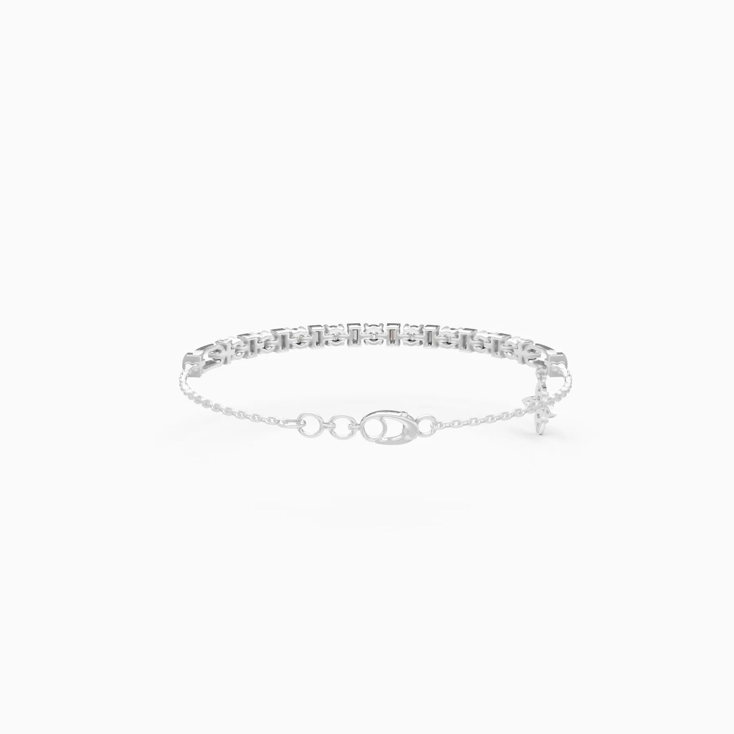 Luxury Lab Grown Diamond Line Bracelet