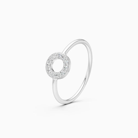 Open Halo Circle Ring